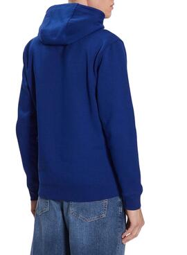 Sudadera Tommy Jeans Fleece Azul para Hombre