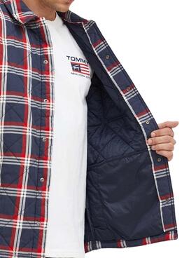 Sobrecamisa Tommy Jeans Padded Marino para Hombre