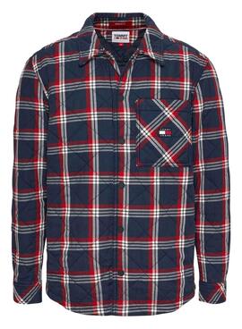 Sobrecamisa Tommy Jeans Padded Marino para Hombre