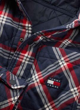 Sobrecamisa Tommy Jeans Padded Marino para Hombre