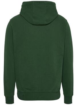 Sudadera Tommy Jeans Arched Verde para Hombre