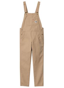 Peto Carhartt Bib Beige Para Mujer