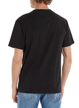 Camiseta Tommy Jeans Linear Negro para Hombre