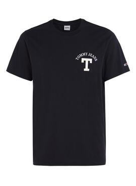 Camiseta Tommy Jeans Letter Marino para Hombre