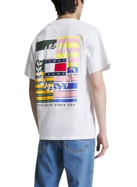 Camiseta Tommy Jeans Crisp Blanco para Hombre