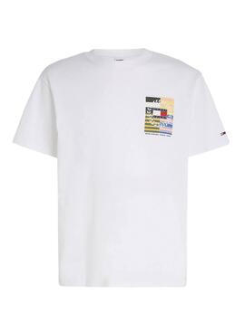Camiseta Tommy Jeans Crisp Blanco para Hombre