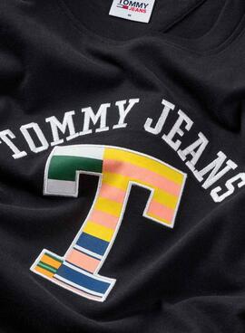 Camiseta Tommy Jeans TJ Negro para Hombre