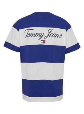 Camiseta Tommy Jeans Serif Blanco para Hombre