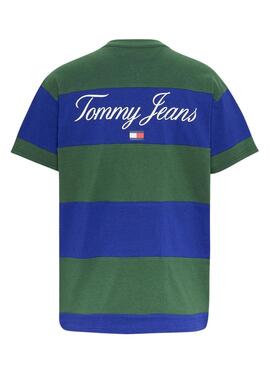 Camiseta Tommy Jeans Serif Marino para Hombre