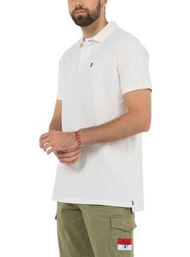 Polo El Pulpo Basic Blanco Para Hombre