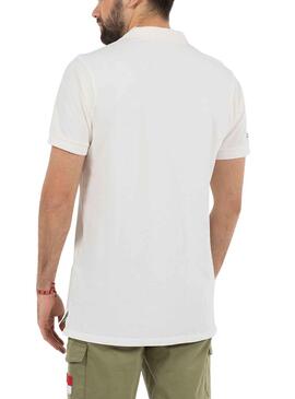 Polo El Pulpo Basic Blanco Para Hombre