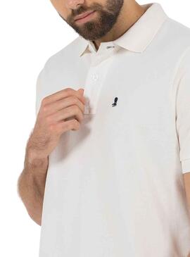 Polo El Pulpo Basic Blanco Para Hombre