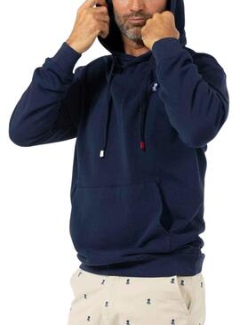 Sudadera El Pulpo Hoodie Basic Marino Paea Hombre