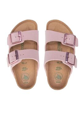 Sandalias Birkenstock Arizona Rosa para Niña