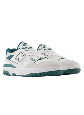Zapatillas New Balance BB550 Blanco Verde Mujer