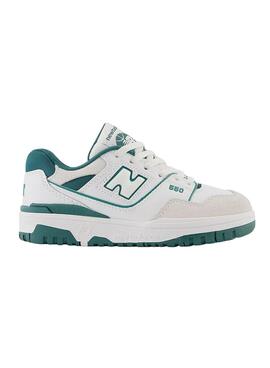 Zapatillas New Balance 550 Blanco Verde Kids