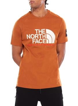 Camiseta The North Face Fine Naranja Hombre