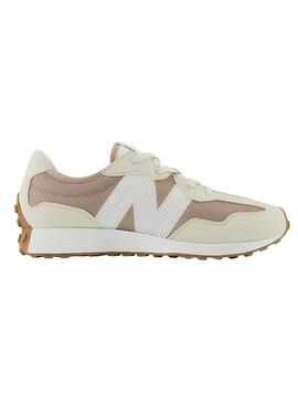 Zapatillas New Balance 327 Tostado Para Niños