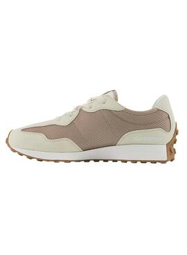 Zapatillas New Balance 327 Tostado Para Niños