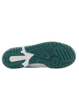 Zapatillas New Balance 550 Blanco Verde Para Niños