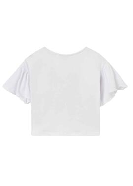 Camiseta Mayoral Carmin Blanco para Niña