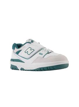 Zapatilla New Balance 550 Blanco Verde Niño y Niña