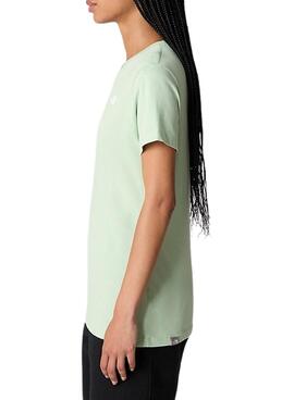 Camiseta The North Face Simple Dome Verde Mujer