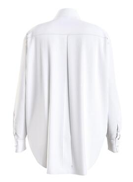 Camisa Calvin Klein Jeans Monologo Blanco Mujer