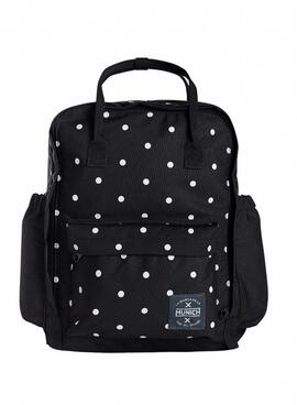 Mochila Munich Cour Estampado Lunares Negro