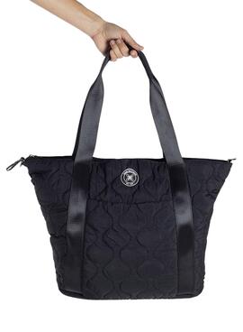 Bolso Munich Shopper Balloon Negro Para Mujer