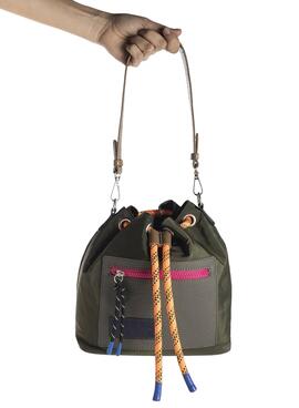 Bolso Munich Deep Bucket Verde Para Mujer