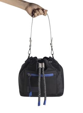 Bolso Munich Deep Bucket Negro Para Mujer
