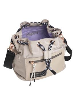 Bolso Munich Deep Bucket Beige Para Mujer