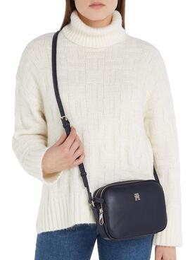 Bolso Tommy Hilfiger Bandolera Poppy Plus Marino