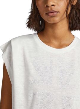 Camiseta Pepe Jeans Berenice Blanco Para Mujer