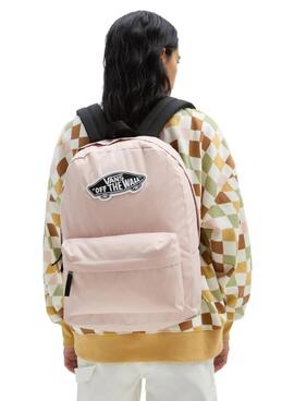 Mochila Vans Realm Rosa Para Mujer