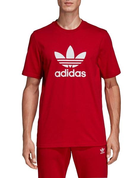 Adidas Trefoil Rojo Hombre