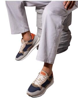 Zapatillas Hoff Biarritz Marino Para Hombre
