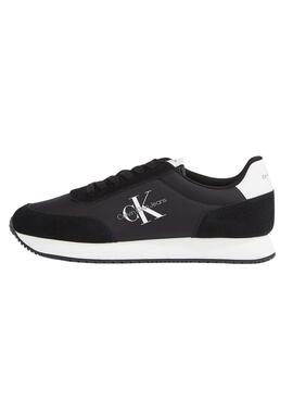 Zapatillas Calvin Klein Retro Runner Negro Hombre