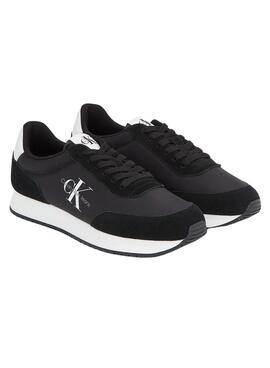 Zapatillas Calvin Klein Retro Runner Negro Hombre