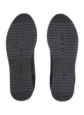 Zapatillas Calvin Klein Retro Runner Negro Hombre