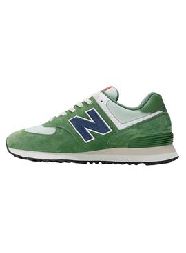 Zapatillas New Balance U574HGB Verde Para Hombre