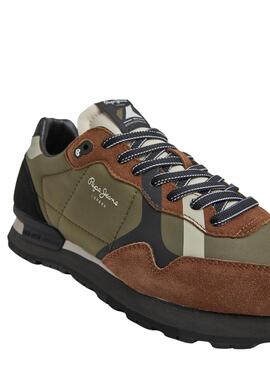 Zapatillas Pepe Jeans Print Marrón Para Hombre