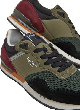 Zapatillas Pepe Jeans London Forest  Verde Hombre