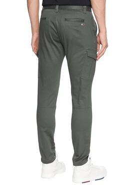 Pantalón Tommy Jeans Scanton Cargo Verde Hombre