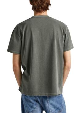 Camiseta Pepe Jeans Oxford Verde para Hombre