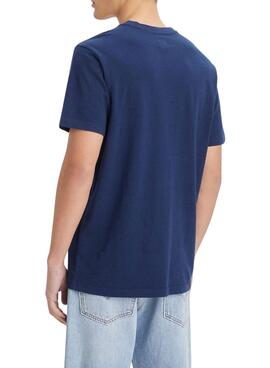 Camiseta Levis Relaxed Baby Tab Azul Marino Hombre