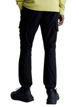 Pantalón Calvin Klein Skinny Washed Negro Hombre