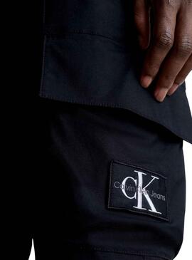 Pantalón Calvin Klein Skinny Washed Negro Hombre
