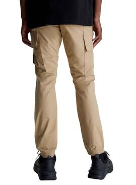 Pantalón Cargo Calvin Klein Skinny Washed Hombre